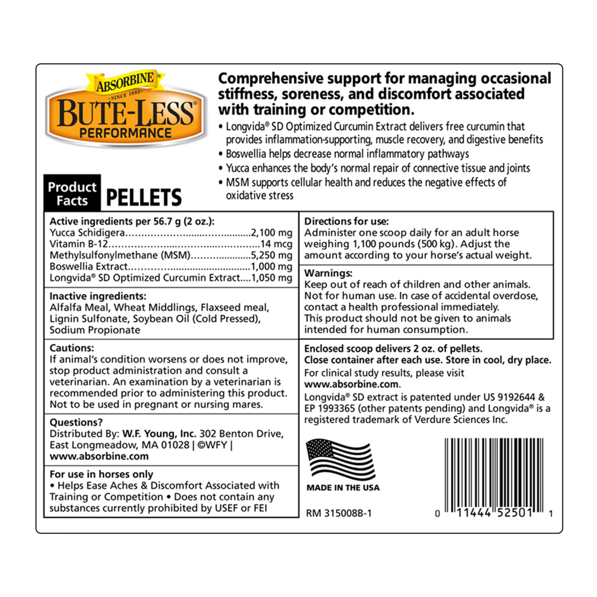 Bute-Less® Performance Comfort & Recovery Pellets - Image 3