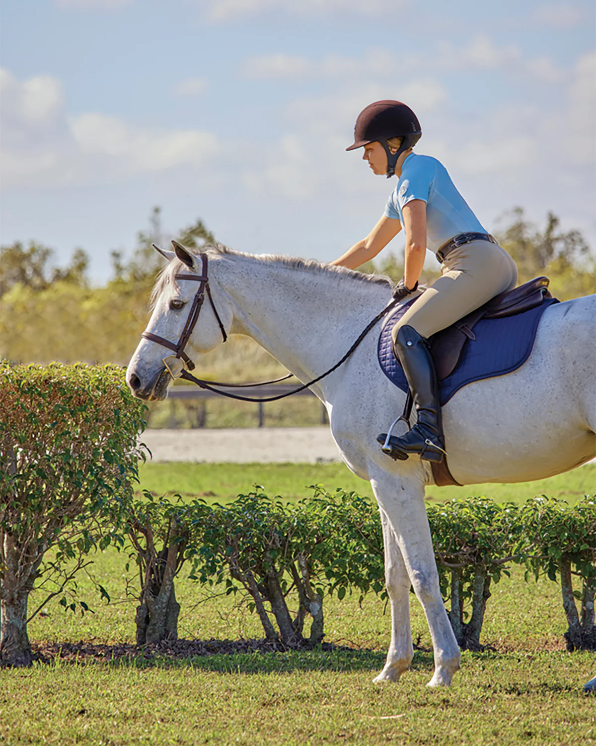 DS Ladies’ Iva Short Sleeve Polo Shirt - Image 3