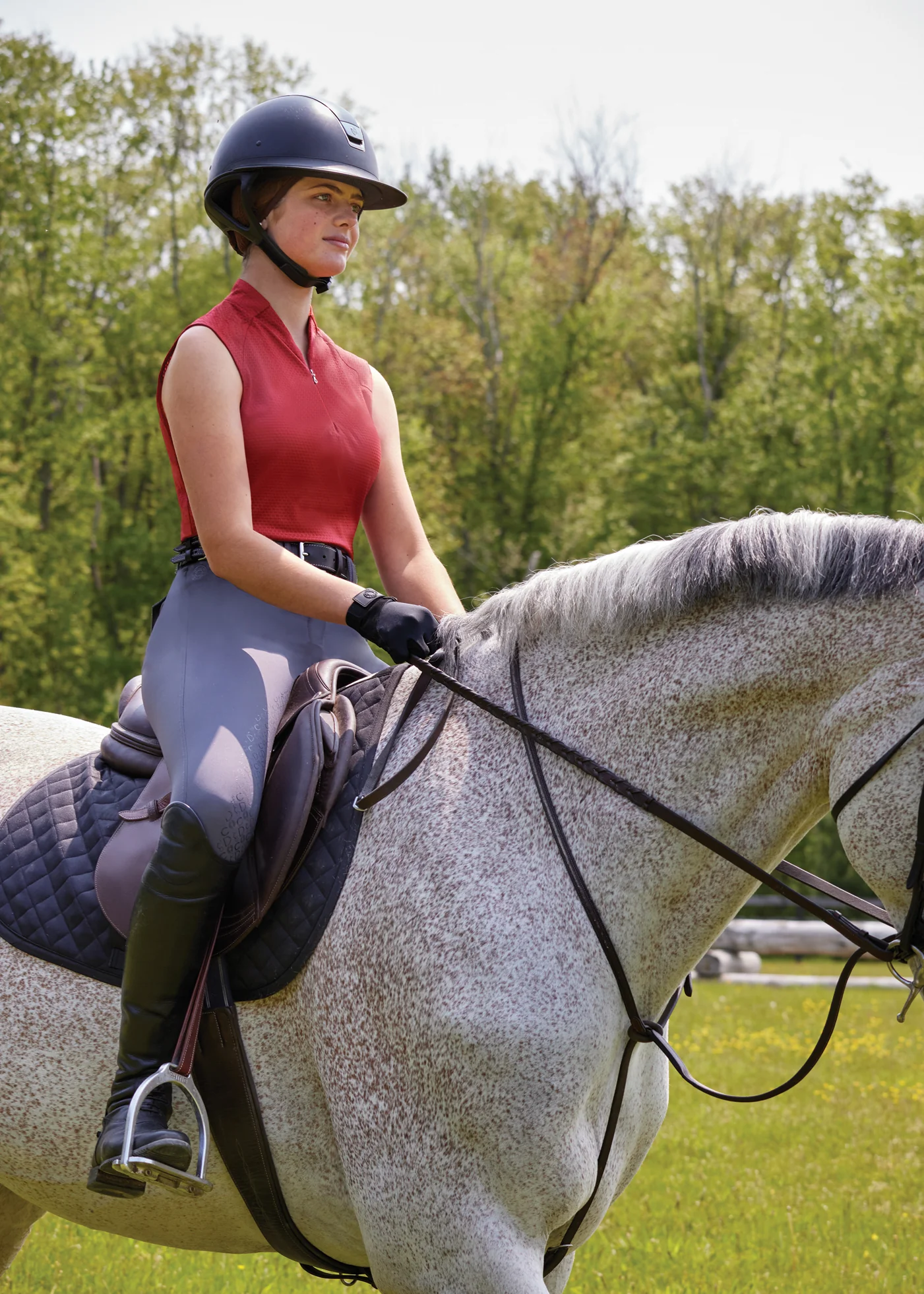 DS Ladies’ Marion Sleeveless Shirt - Image 3