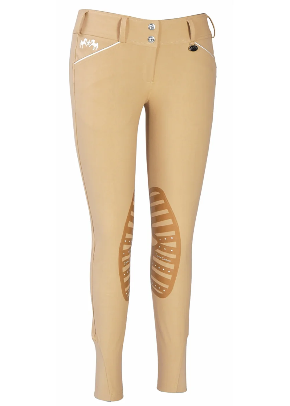 Equine Couture™ Ladies' Brittni Silicone Knee-Patch Breech - Image 10