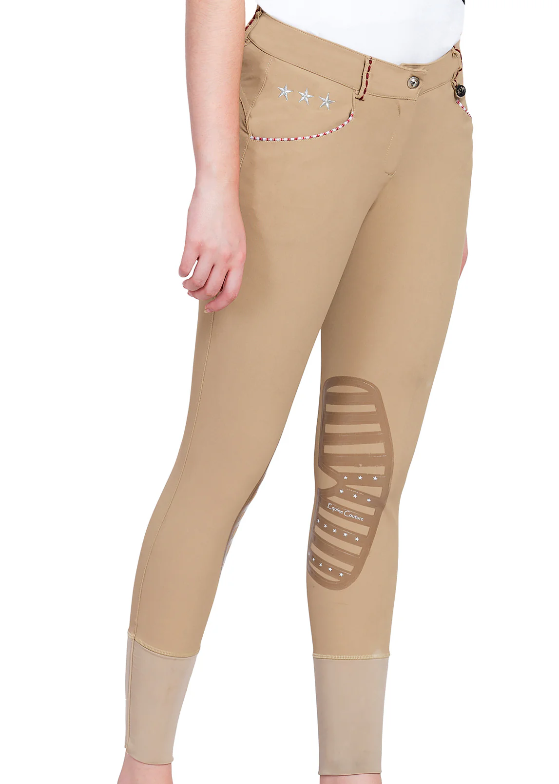 Equine Couture™ Ladies' Brittni Silicone Knee-Patch Breech - Image 11