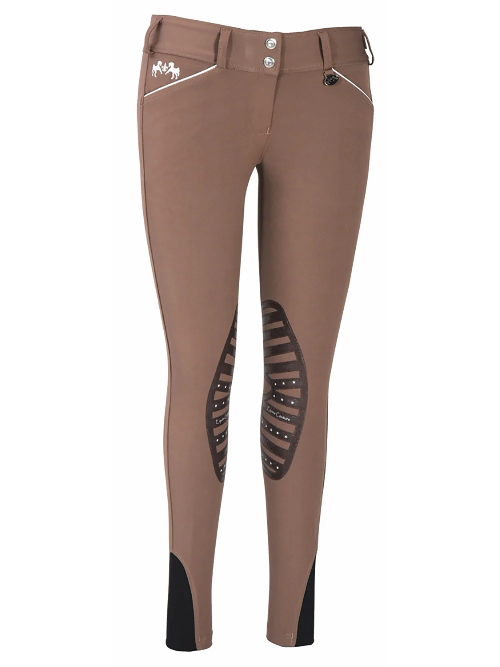 Equine Couture™ Ladies' Brittni Silicone Knee-Patch Breech - Image 14