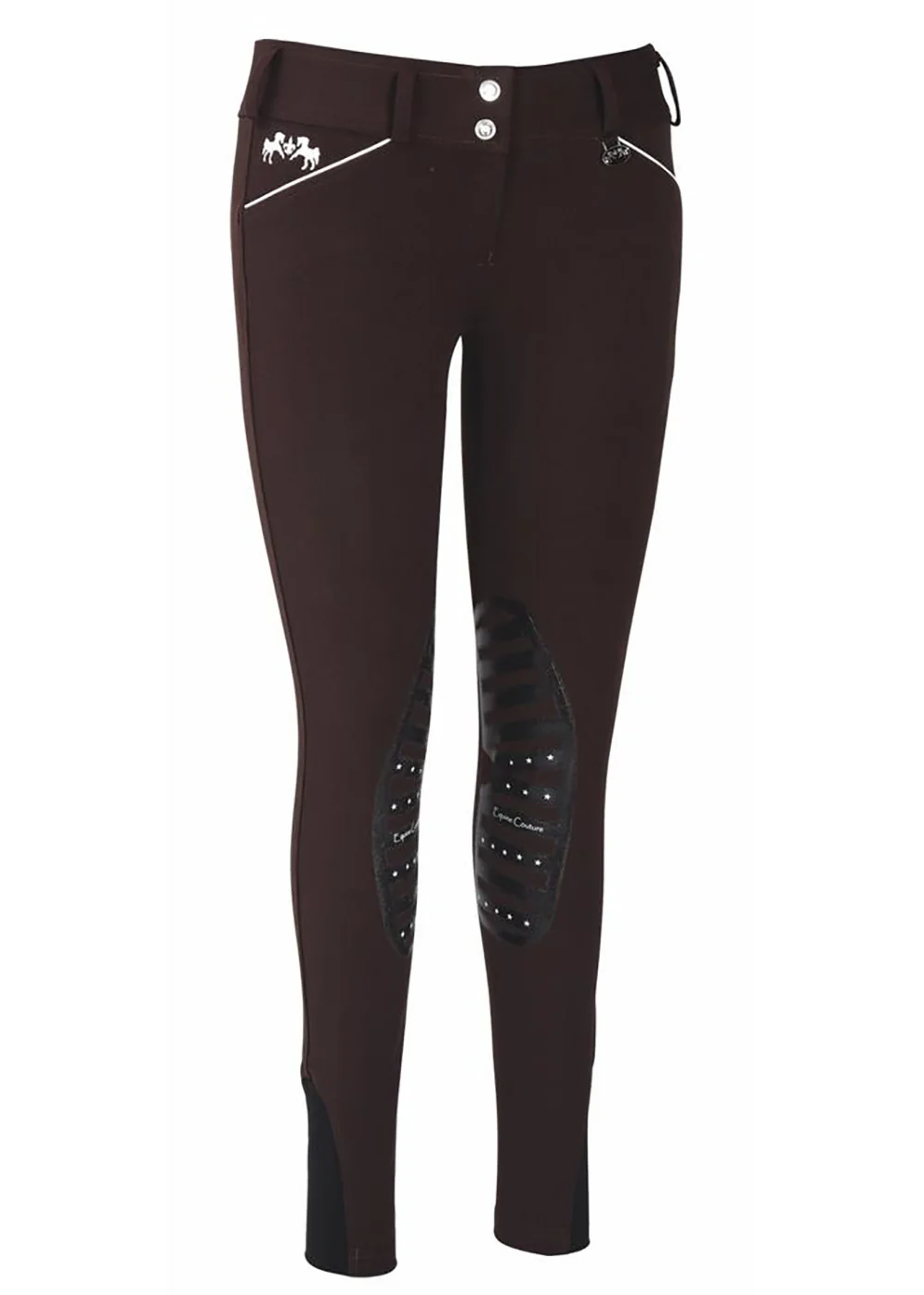 Equine Couture™ Ladies' Brittni Silicone Knee-Patch Breech - Image 16