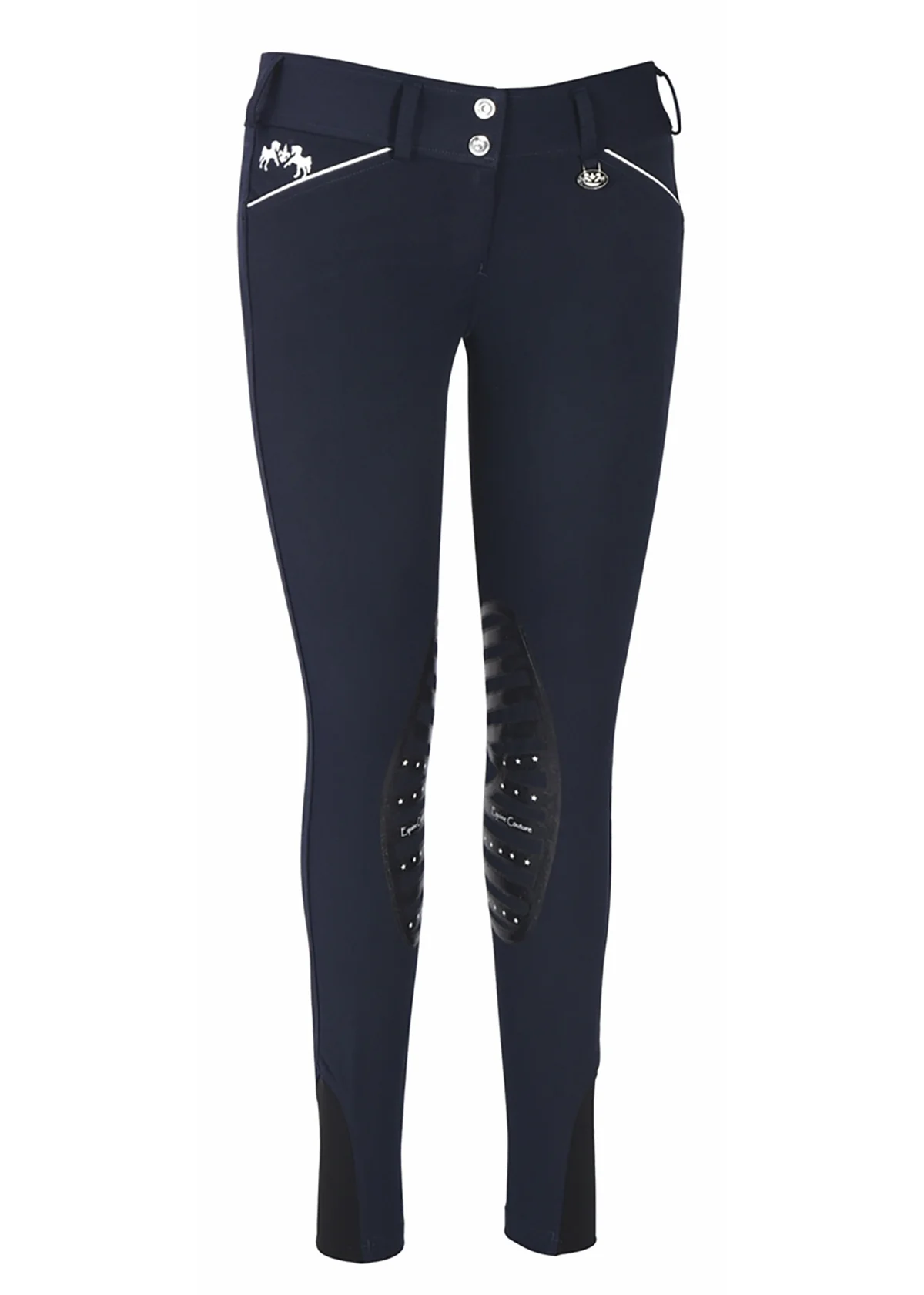 Equine Couture™ Ladies' Brittni Silicone Knee-Patch Breech - Image 18