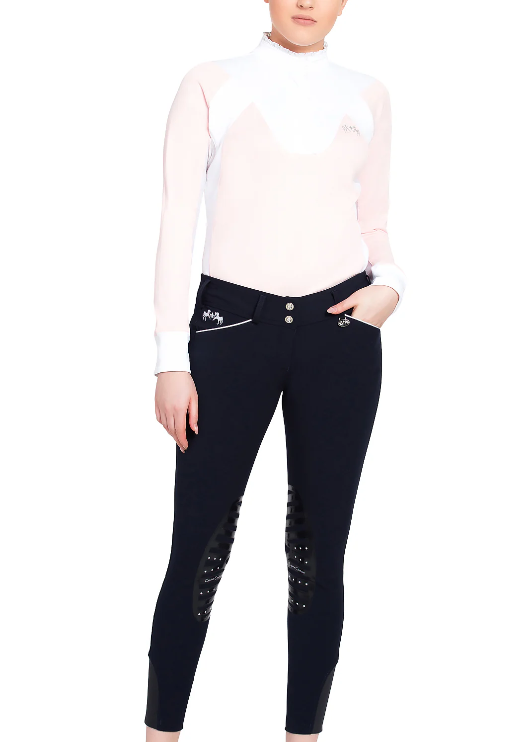 Equine Couture™ Ladies' Brittni Silicone Knee-Patch Breech - Image 23
