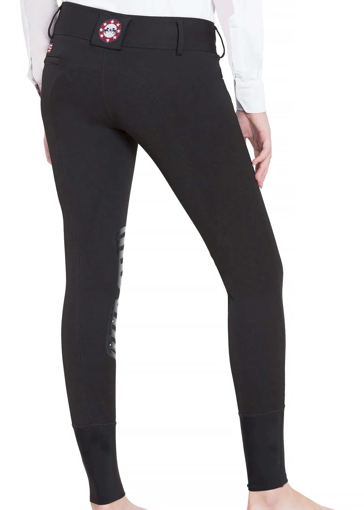 Equine Couture™ Ladies' Brittni Silicone Knee-Patch Breech - Image 4