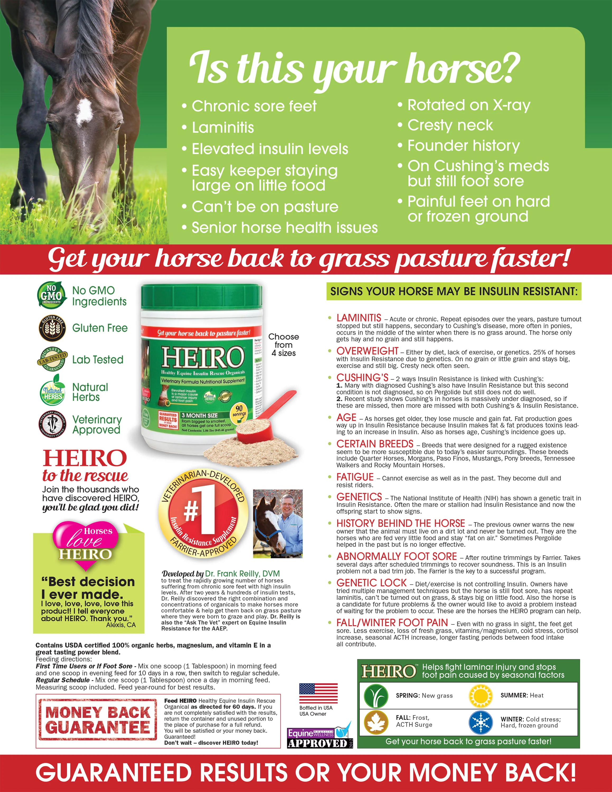 Heiro™ Healthy Equine Insulin Rescue Organical - Image 5