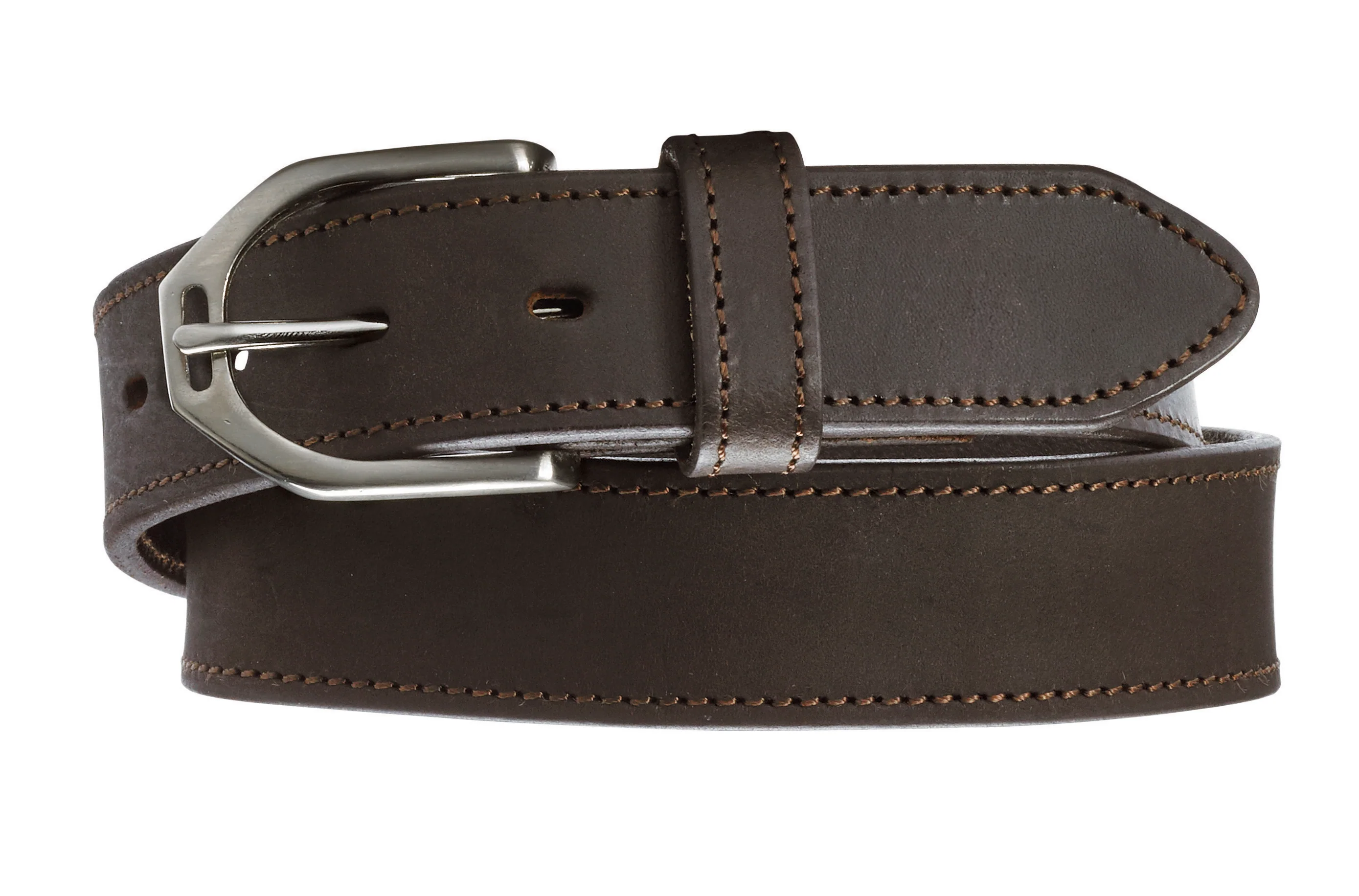 IconEQ™ Ladies’ Stirrup Buckle Topstitch Belt - Image 3