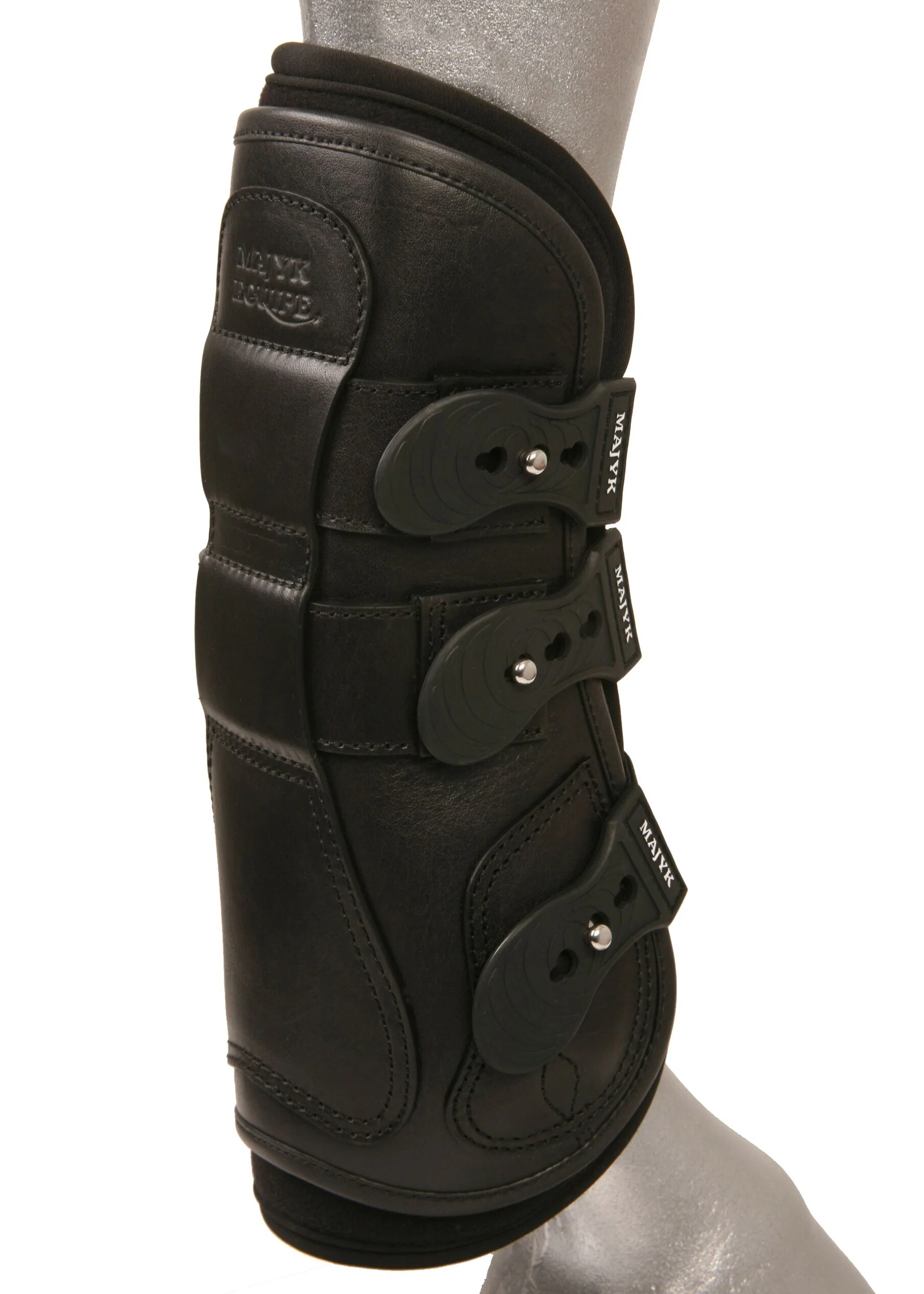 Majyk Equipe® Boyd Martin Leather Tendon Boot with Removable Impact Liner and Snap Closure - Image 4