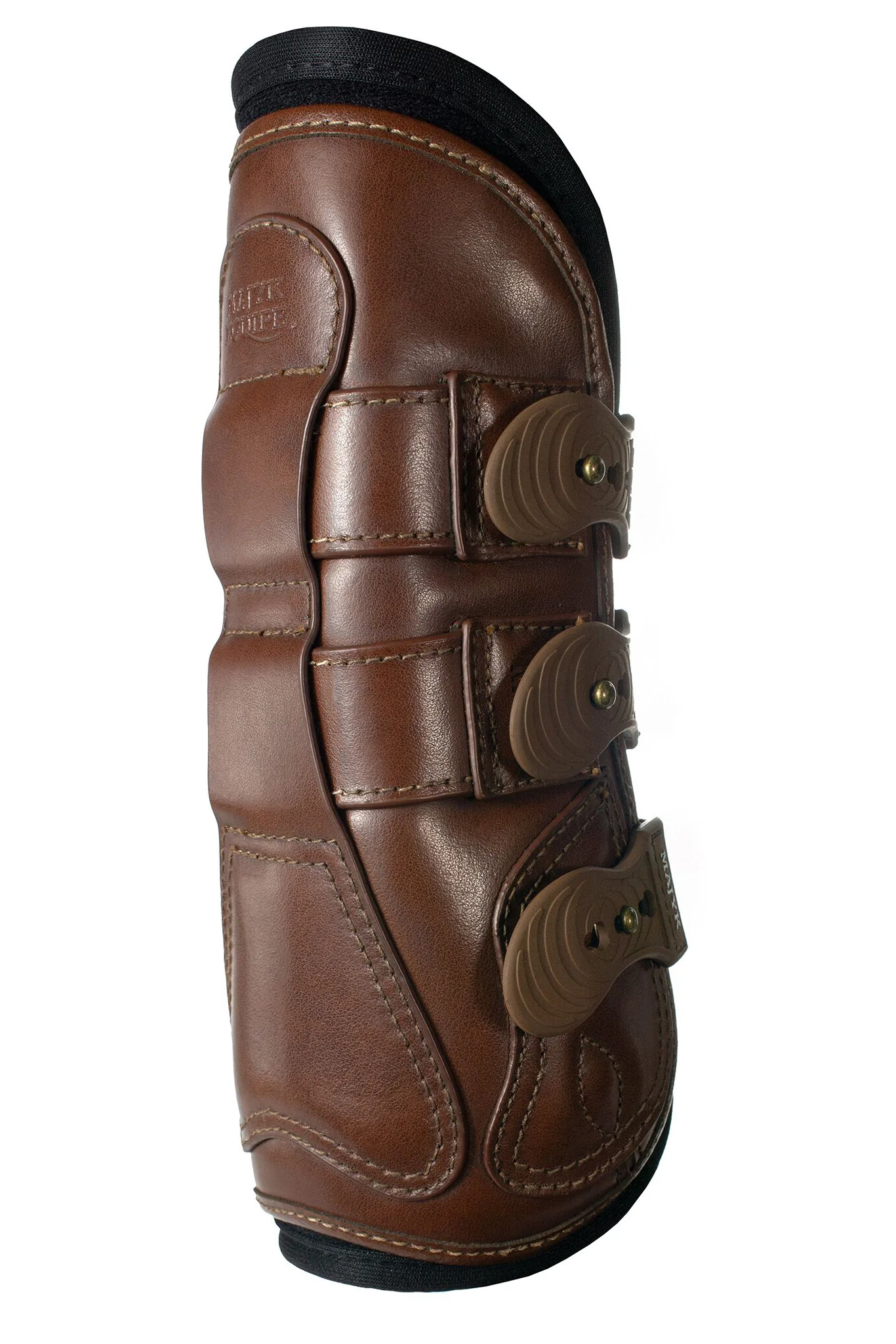 Majyk Equipe® Boyd Martin Leather Tendon Boot with Removable Impact Liner and Snap Closure - Image 8