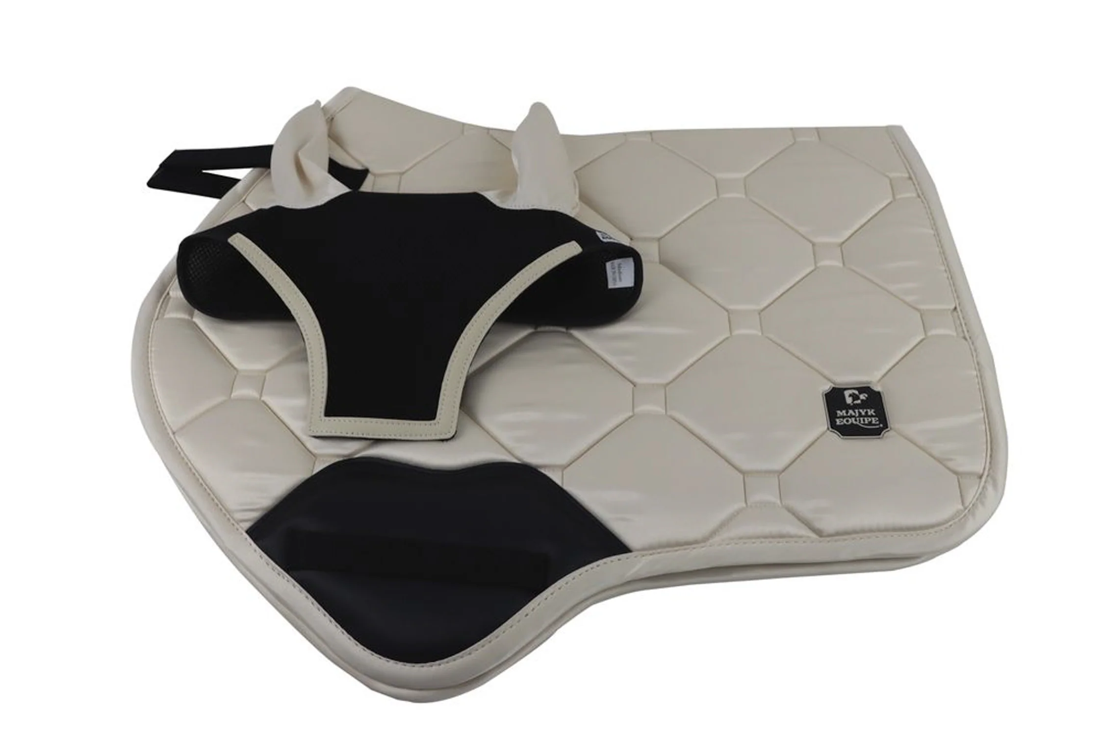 Majyk Equipe® Silk Touch All-Purpose Saddle Pad & Bonnet Combo - Image 4