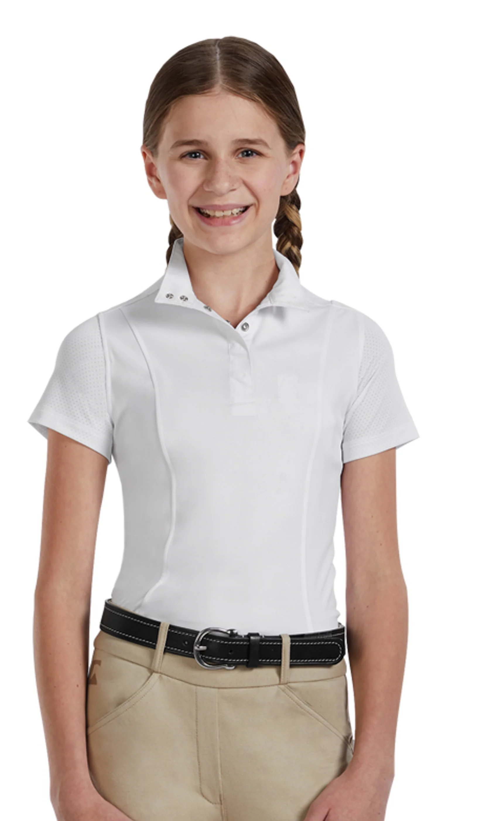 Riding Sport™ Kids’ Essential Short-Sleeve Show Shirt - Image 5