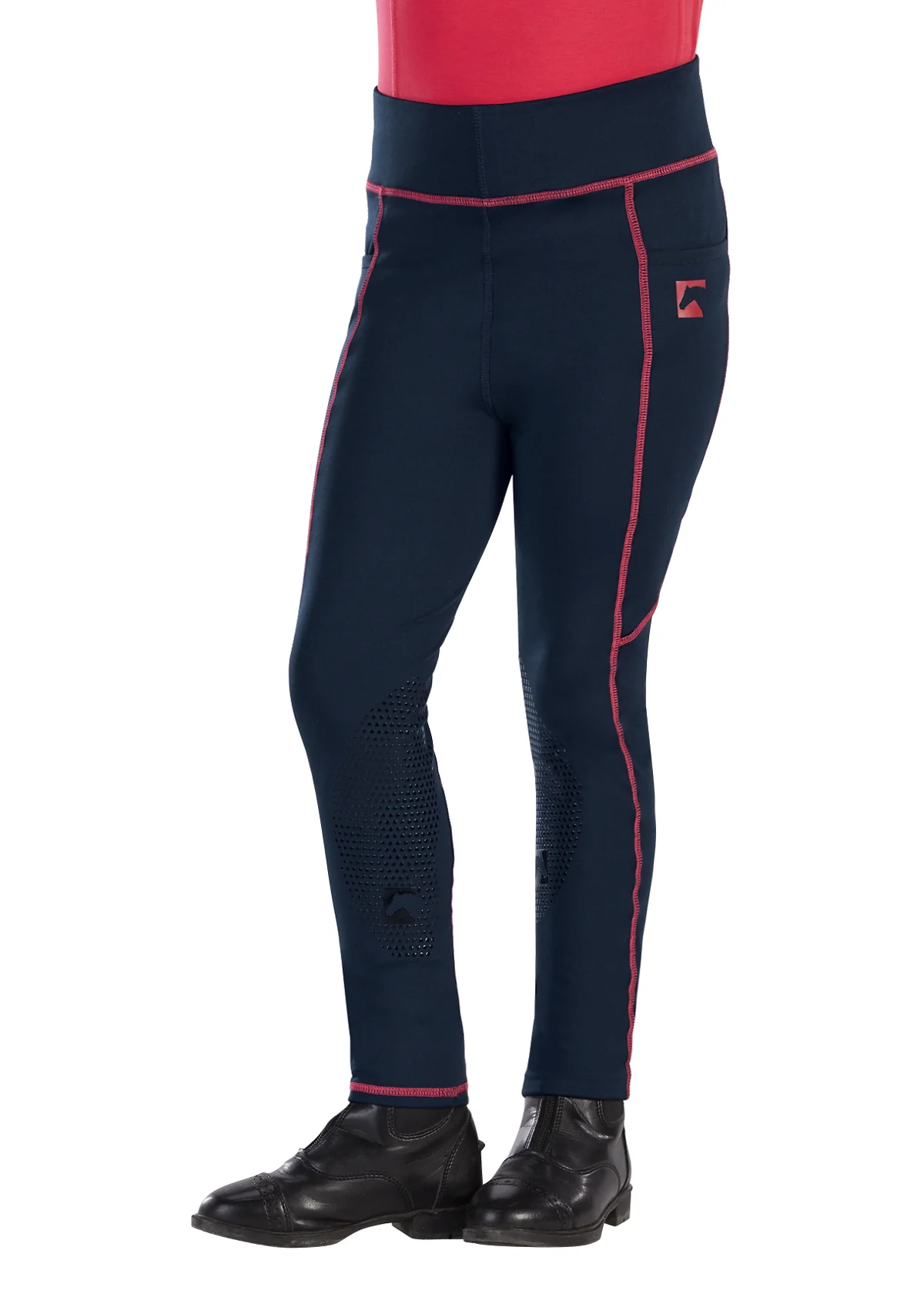 Riding Sport™ Kids’ Poppy Knee-Patch Tight - Image 3