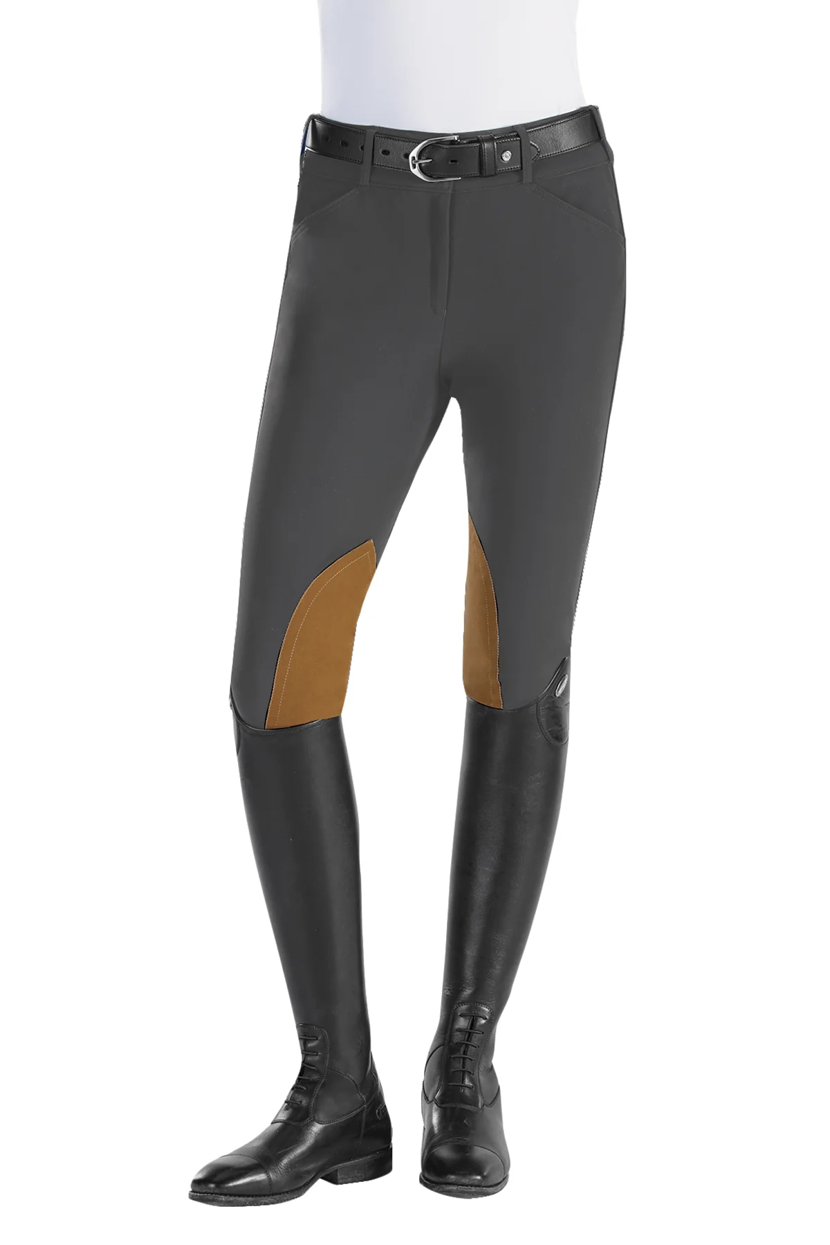 THE TAILORED SPORTSMAN™ Ladies’ Techno Lightweight Knee-Patch Front-Zip Breech - Image 12
