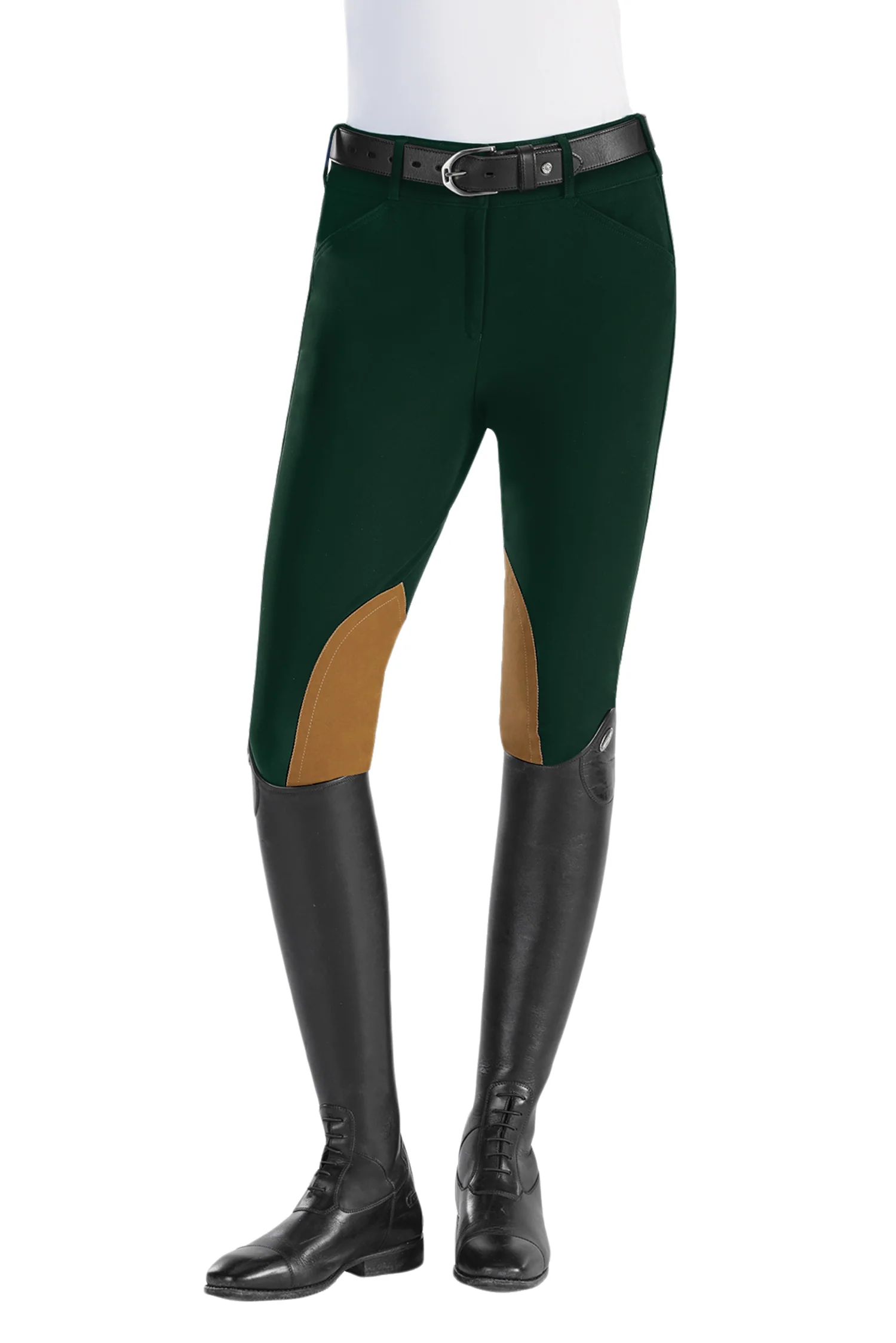 THE TAILORED SPORTSMAN™ Ladies’ Techno Lightweight Knee-Patch Front-Zip Breech - Image 6