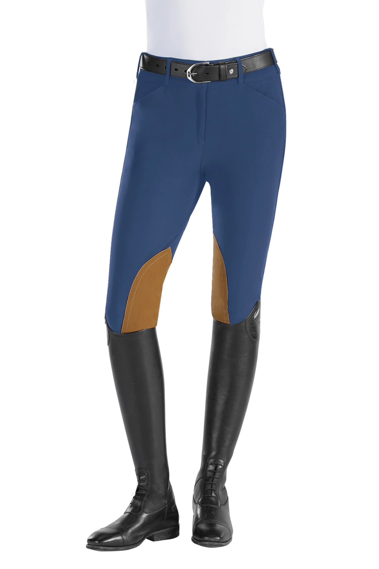 THE TAILORED SPORTSMAN™ Ladies’ Techno Lightweight Knee-Patch Front-Zip Breech - Image 8