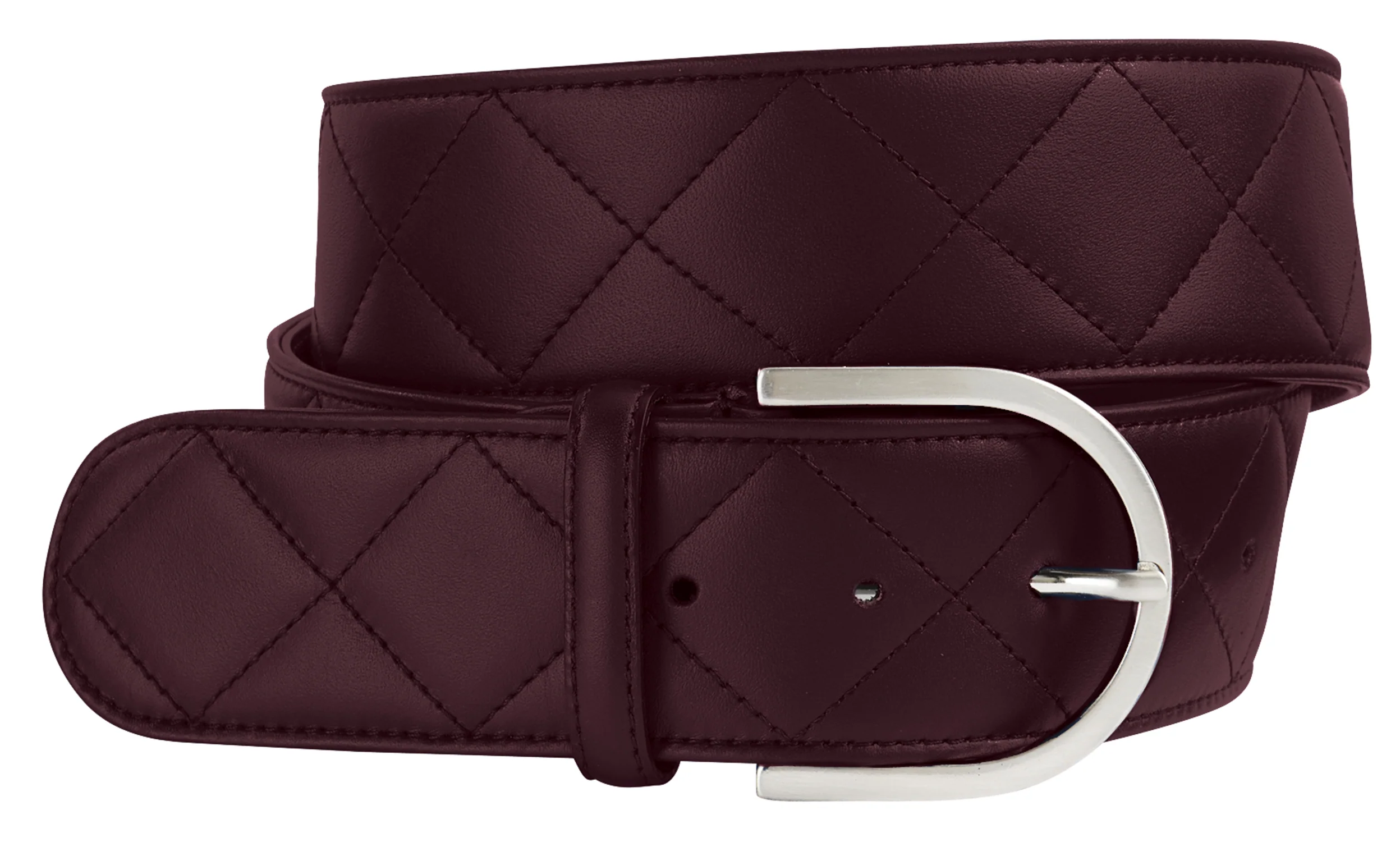 THE TAILORED SPORTSMAN™ Quilted Leather C Belt - Image 5